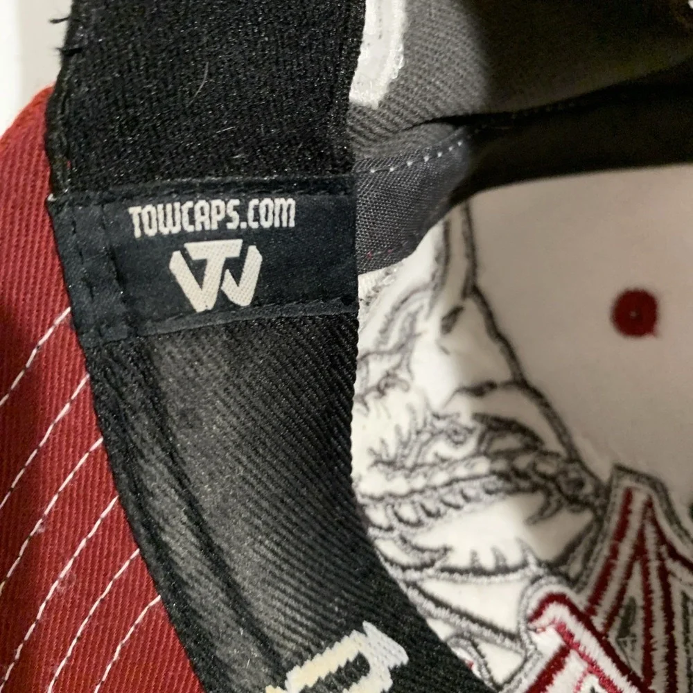 Vtg Rare‎ Top Of The World Alabama Crimson Tide Elephant Logo cap Gray Flex Fit